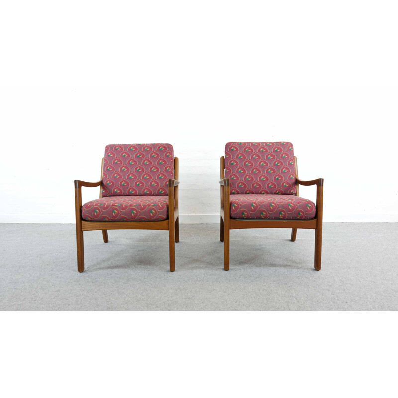 Vintage Senatorensalon mit Sofa und Stühlen von Ole Wanscher für France et fils 1960