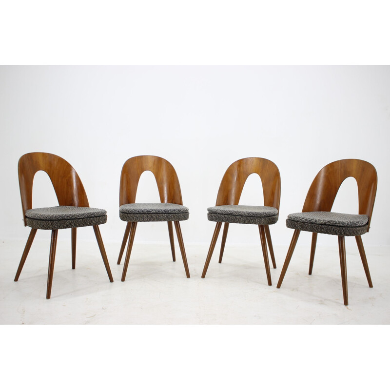 Set of 4 Dining Chairs, Antonin Suman Czechoslovakia 1960s