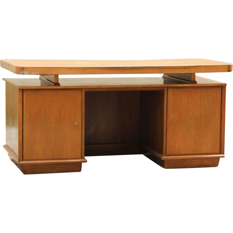 Vintage solid walnut desk