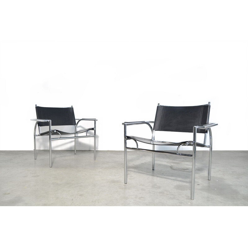 Pair of Vintage chairs by Gerard Vollenbrock for Gelderland, 1970