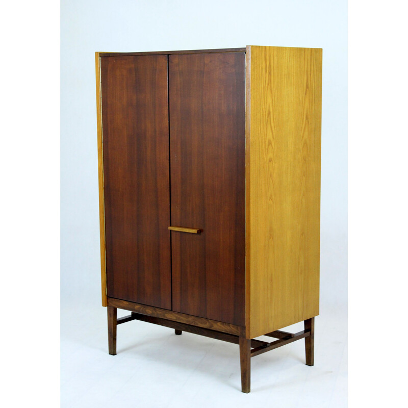 Vintage Small Wardrobe by Frantisek Mezulanik for UP Bucovice, 1960