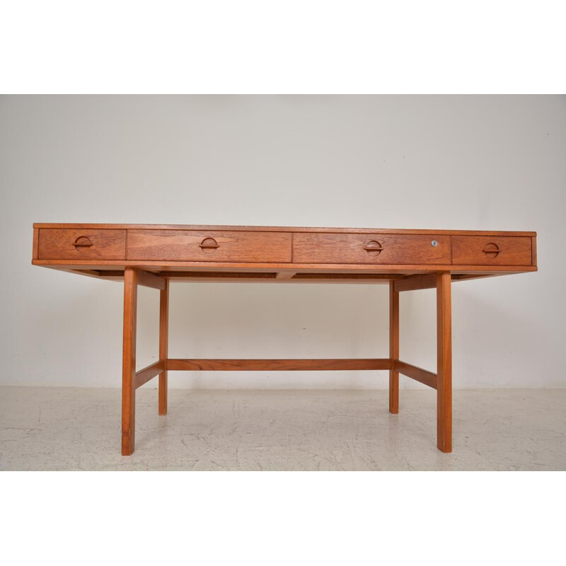 Vintage teak desk by Jens Quistgaard for Lovig Dansk, Denmark 1980