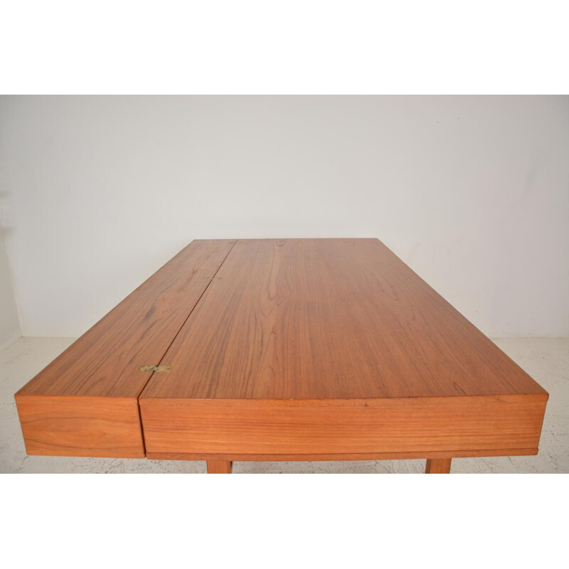 Vintage teak desk by Jens Quistgaard for Lovig Dansk, Denmark 1980