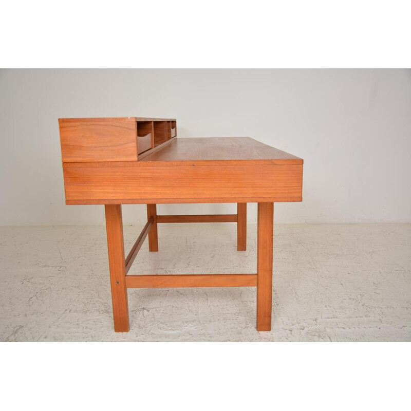 Vintage teak desk by Jens Quistgaard for Lovig Dansk, Denmark 1980