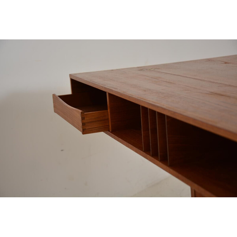 Vintage teak desk by Jens Quistgaard for Lovig Dansk, Denmark 1980