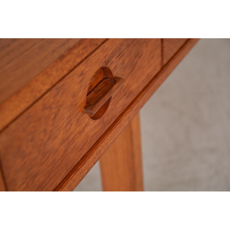 Vintage teak desk by Jens Quistgaard for Lovig Dansk, Denmark 1980