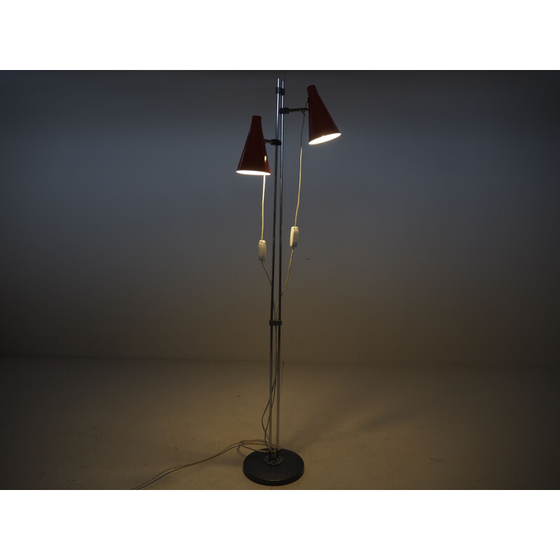 Vintage floor lamp by Josef Hurka for Lidokov, Czechoslovakia 1960