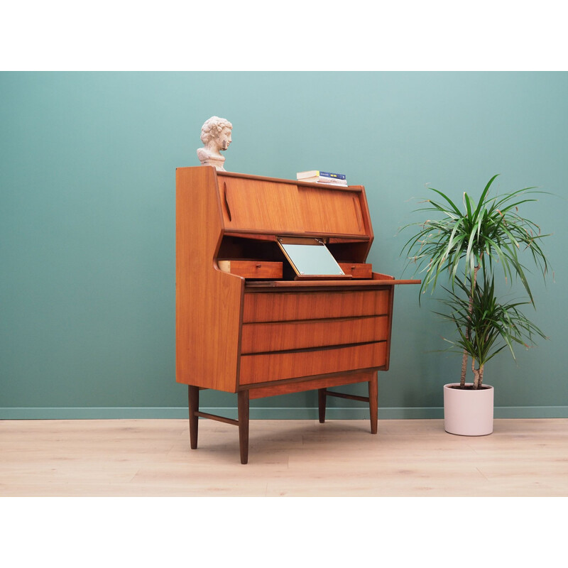 Vintage Teak Secretary Scandinavian 1960	