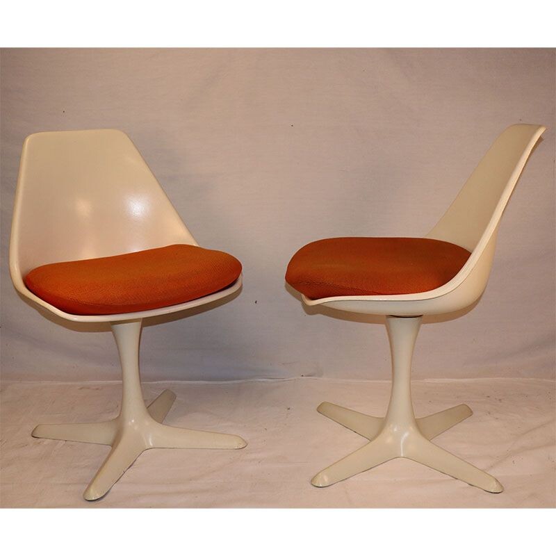 Paire de chaises vintage de Maurice Burke pour Arkana 1970