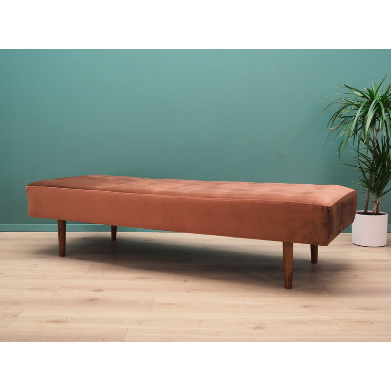 Vintage sofa in brick Danish colour 1960