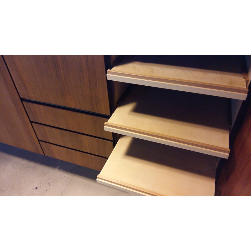 High vintage sideboard in teak - 1960s