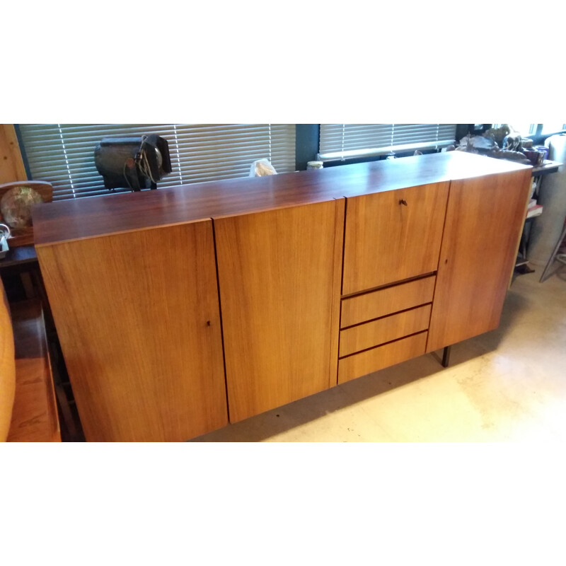 High vintage sideboard in teak - 1960s