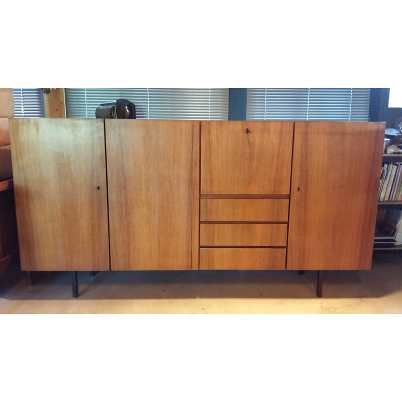 Grand buffet vintage en teck - 1960