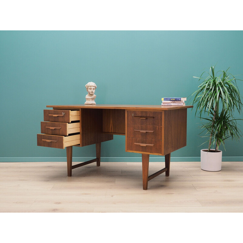 Vintage Desk teak Danish 1970