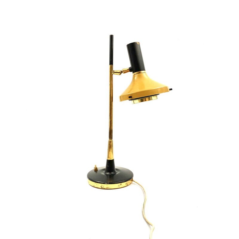 Lámpara de mesa vintage Oscar Torlasco mod. 533 Lumi, Italia 1950