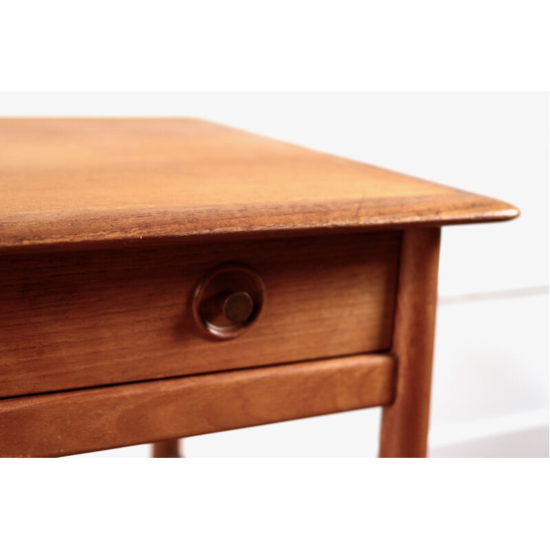 Small side table or bedside table vintage scandinavian teak 1960