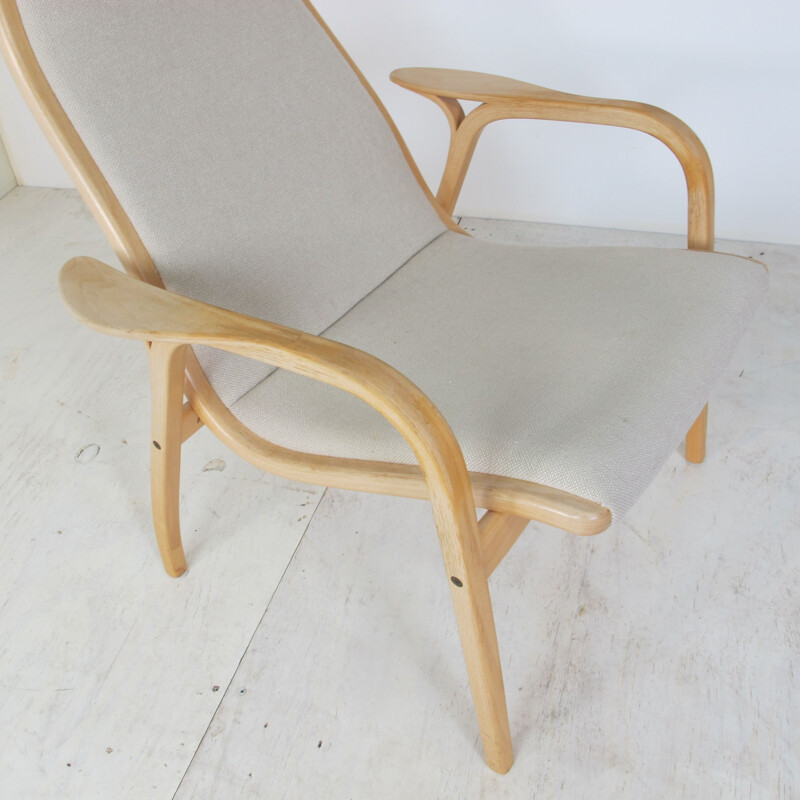 Chaise Vintage Lamino d'Yngve Ekstrom par le Suédois Scandinave 1960