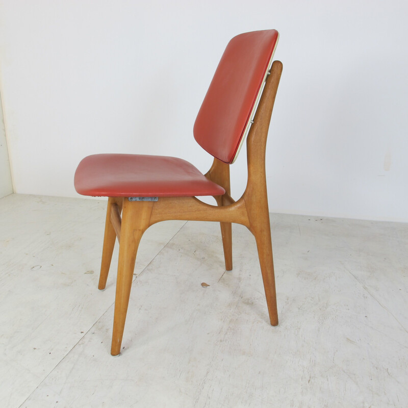 Chaise d'appoint vintage scandinave 1950
