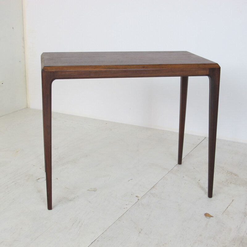 Vintage  Rosewood Side Table by Johannes Andersen for CFC Silkeborg Scandinavian1950s