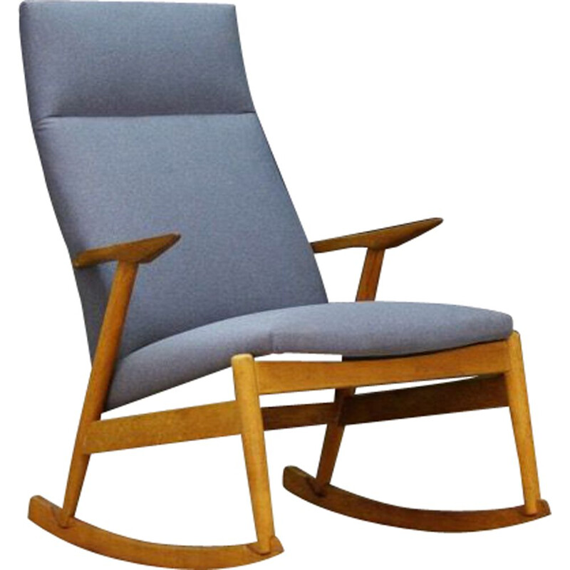 Vintage chair gray danish 1970s	