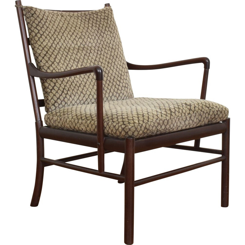 Vintage Mahogany PJ 149 Colonial Chair by Ole Wanscher for Poul Jeppesens Møbelfabrik,Danish  1949