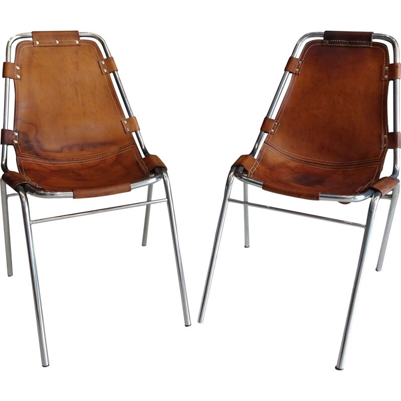 Pair of vintage chairs les arcs