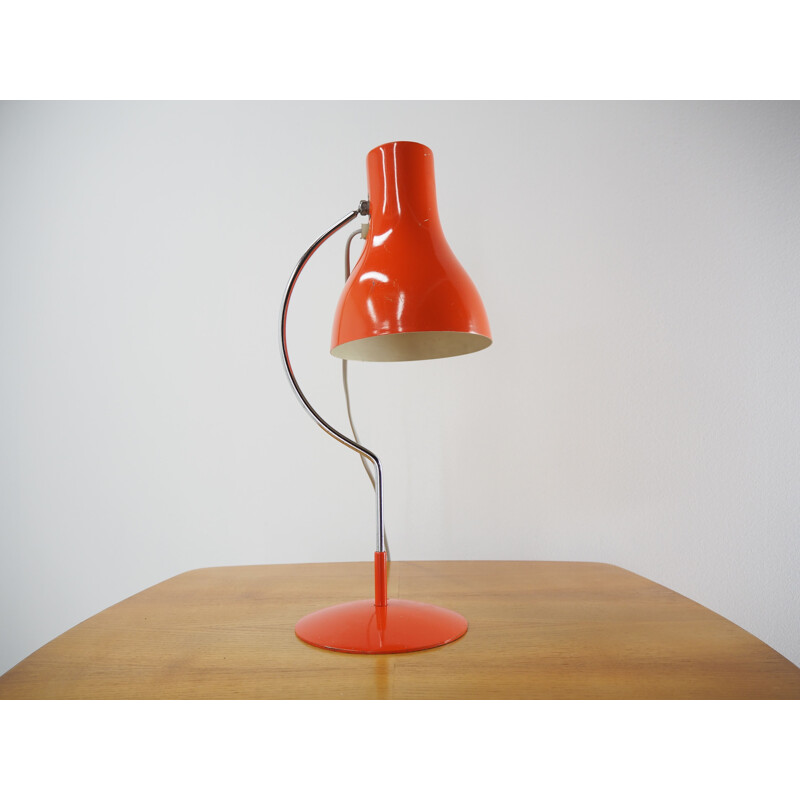 Vintage tafellamp type 0521 van J. Hurka voor Napako 1970