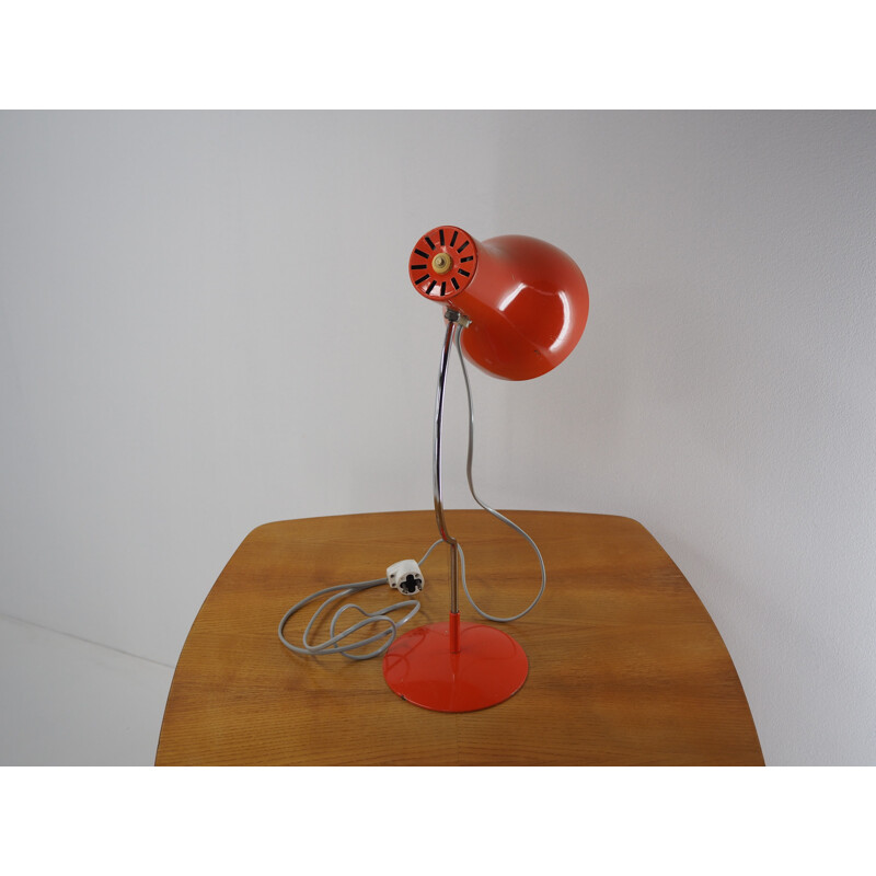 Vintage tafellamp type 0521 van J. Hurka voor Napako 1970
