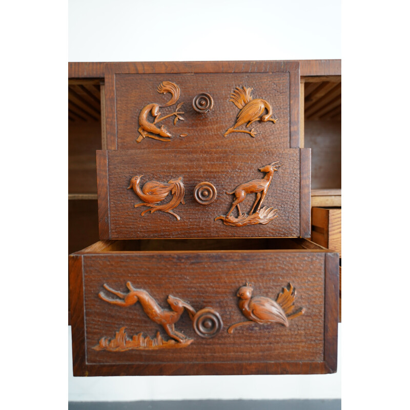 Credenza in legno di Pier Luigi Colli 1950