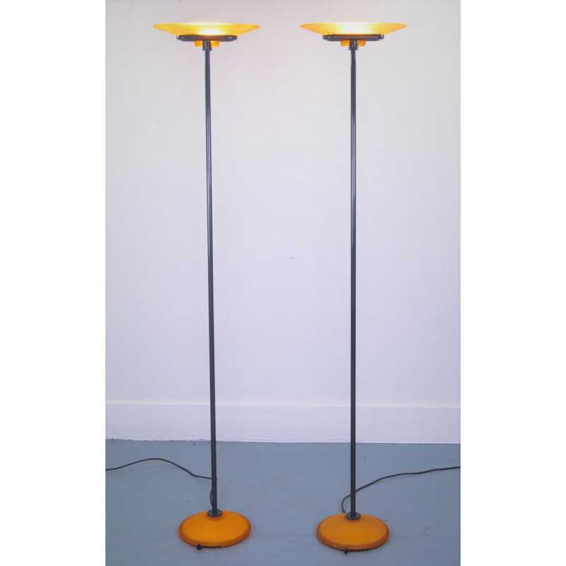 Pair of Vintage Arteluce 'Jill' Floorlamps Perry King 1977