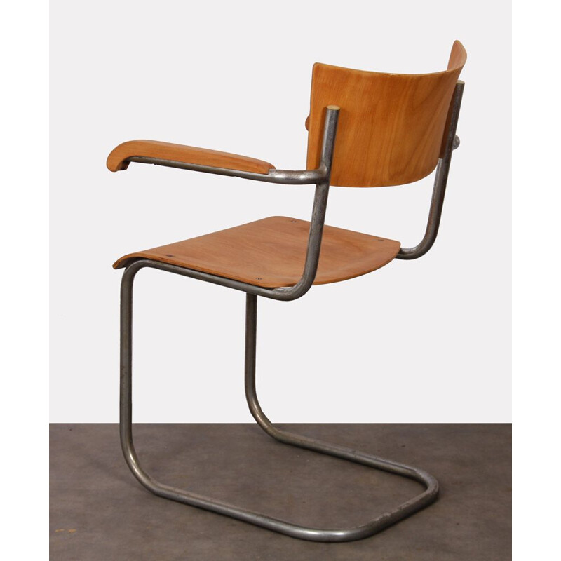 Vintage armchair by Mart Stam for Kovona, 1940