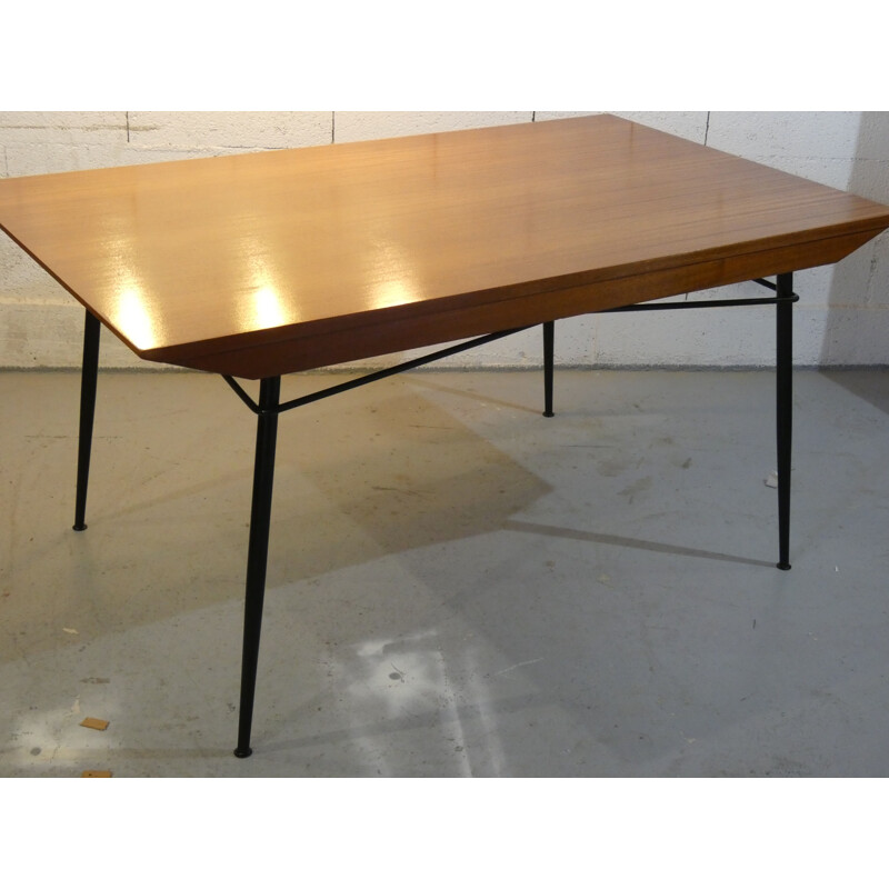 Vintage table Claude Vassal by Pilote 1955