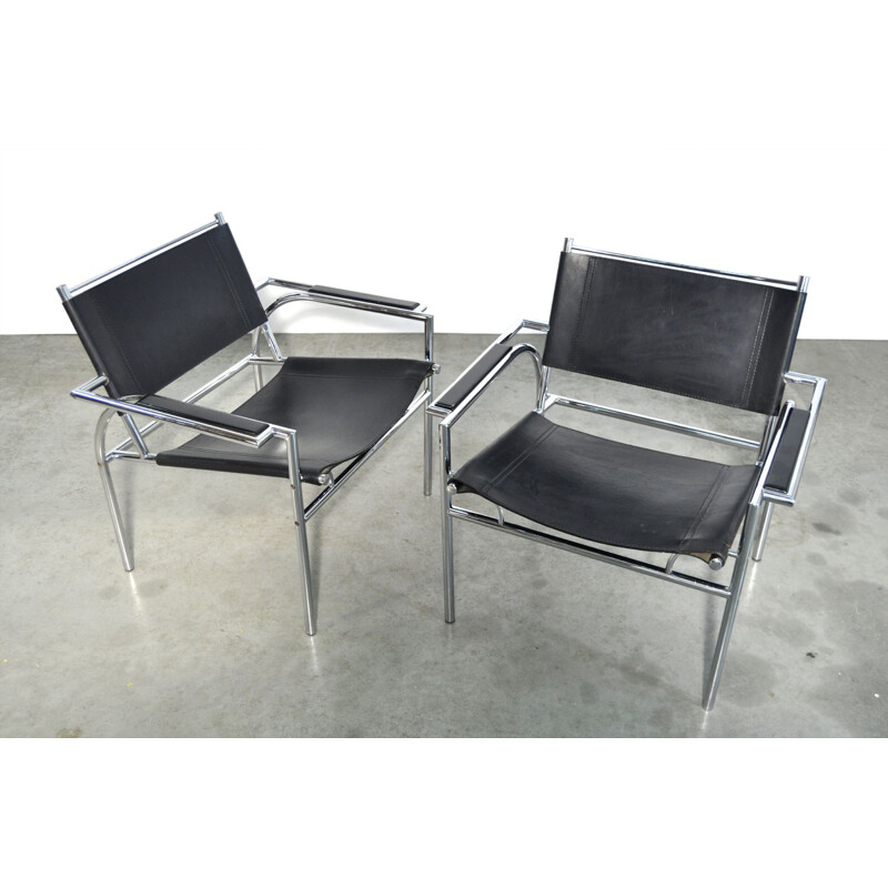 Pair of Vintage chairs by Gerard Vollenbrock for Gelderland, 1970