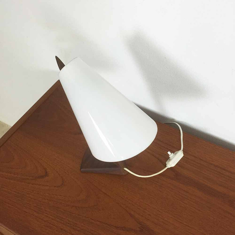 Lampe de table ou applique scandinave vintage par Uno et Östen Kristiansson pour Luxus, Suède 1960