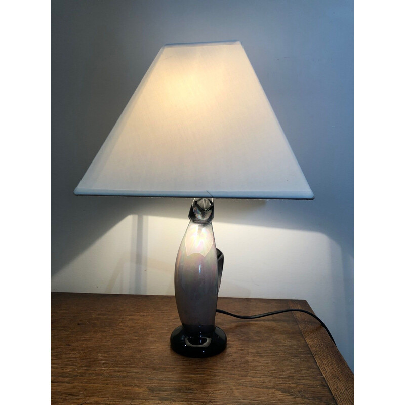 Lampe vintage oiseau Vallauris 1950