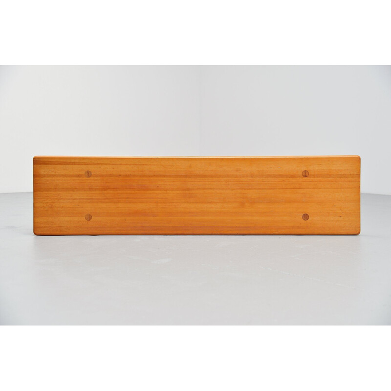 Vintage solid pine bench Carl Malmsten Sweden 1940