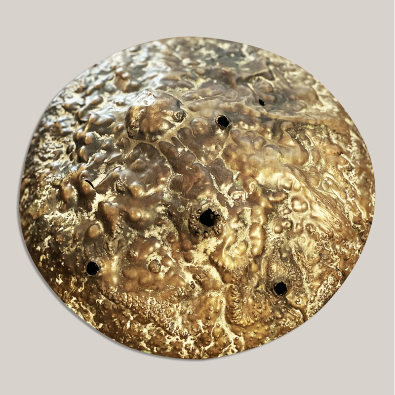 Vintage bronze disc Spain 1900