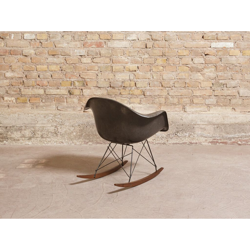 Fauteuil RAR vintage pour Herman Miller Vitra par Charles & Ray Eames, Fiberglass Shell moulded 1950