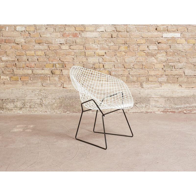 Vintage Diamond Armchair first model by Harry Bertoia for Knoll, Germany 1952