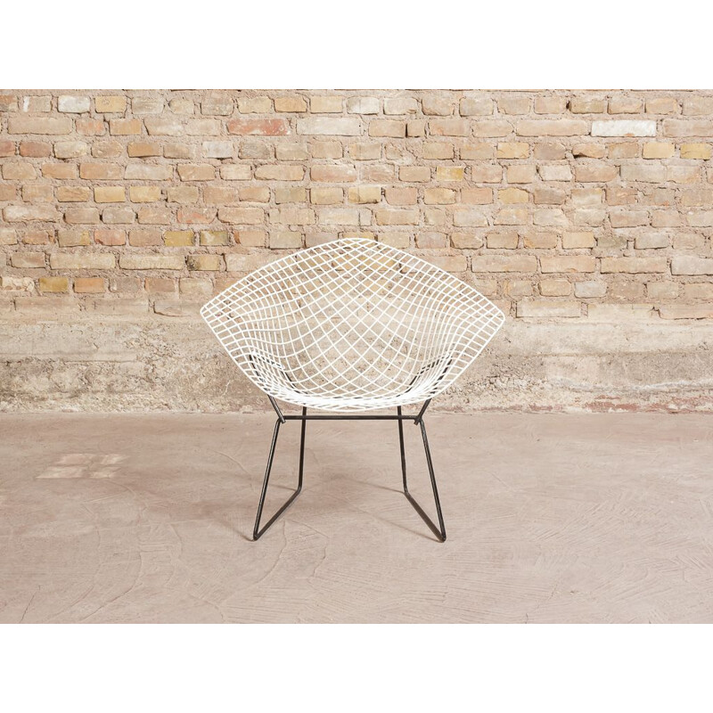 Fauteuil vintage Diamant premier modèle par Harry Bertoia pour Knoll, Allemagne 1952