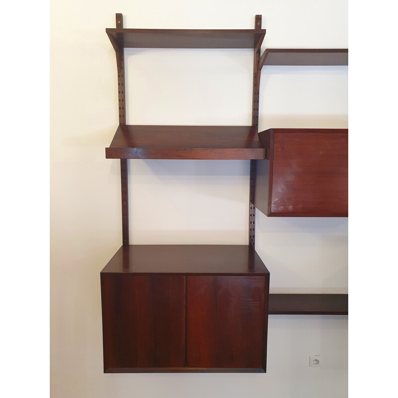 Vintage Modular Rosewood Modular Bookcase, Poul Cadovius For Cado, 1950