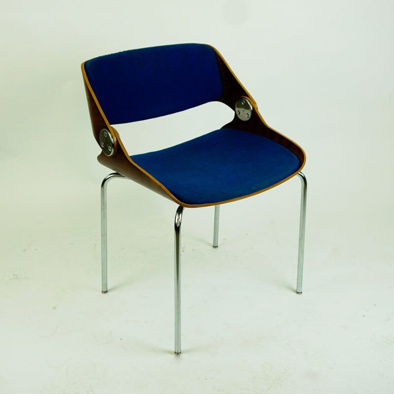 Vintage Plywood Chair by Eugen Schmidt for Soloform German 1960