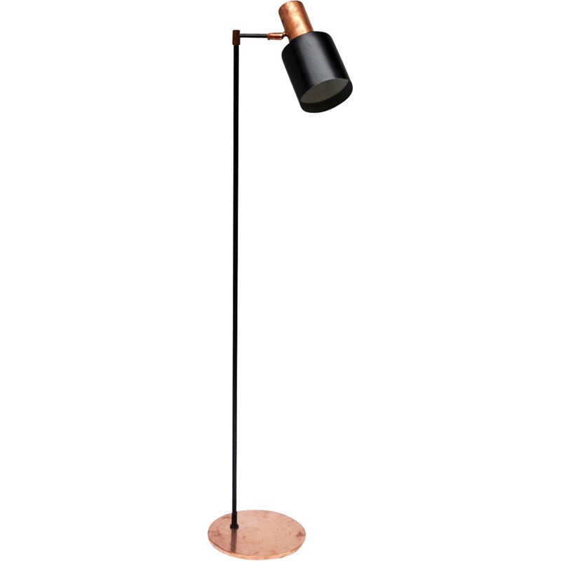 Fog & Morup copper floor lamp, Jo HAMMERBORG - 1960s