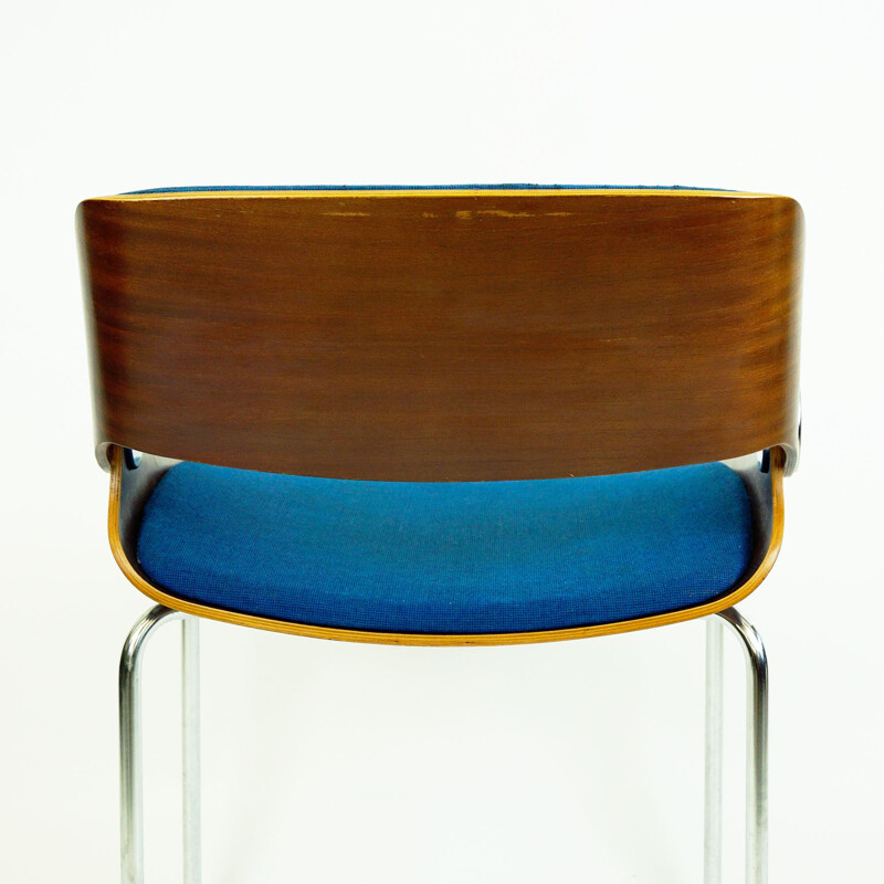 Vintage Plywood Chair by Eugen Schmidt for Soloform German 1960