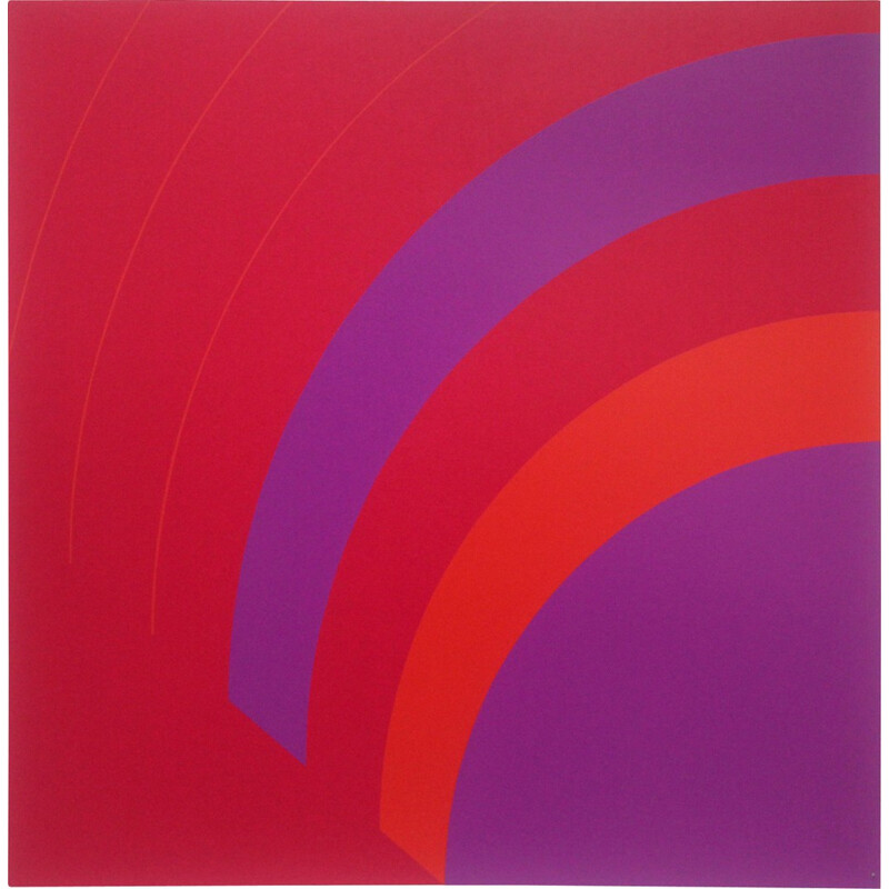 German Op Art serigraphy, Günter DOHR - 1969