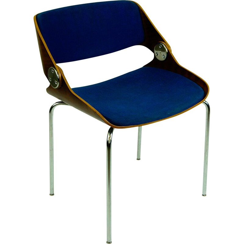 Vintage Plywood Chair by Eugen Schmidt for Soloform German 1960