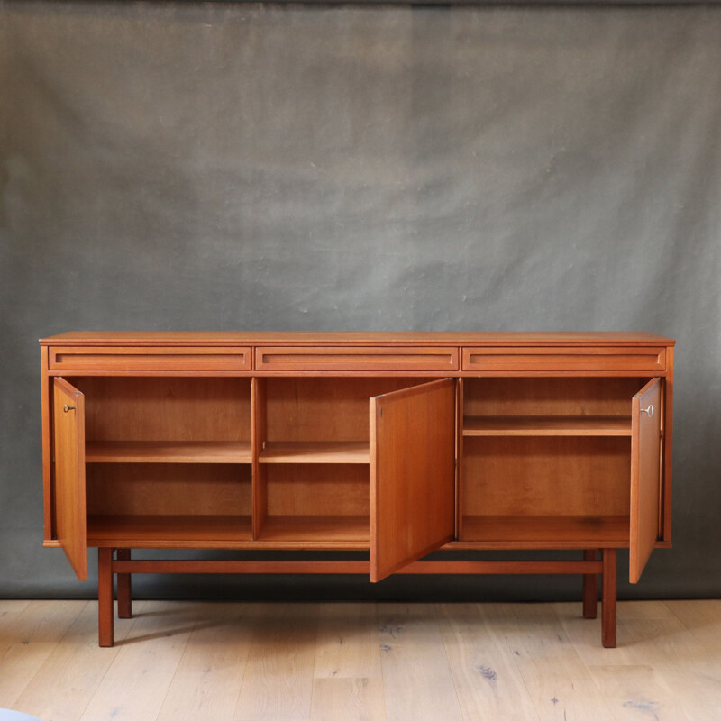 Mid century teak sideboard in Ulferts Möbler style, Swedish 1960s