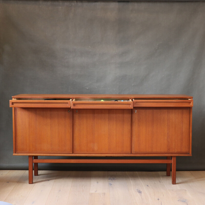 Mid century teak sideboard in Ulferts Möbler style, Swedish 1960s