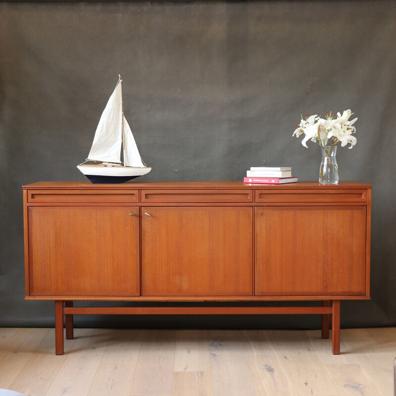 Mid century teak sideboard in Ulferts Möbler style, Swedish 1960s