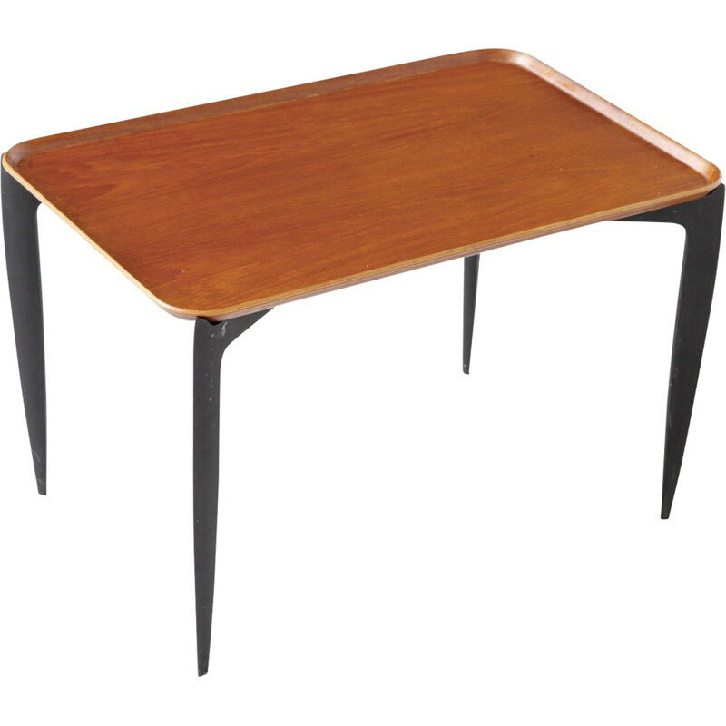 Table basse Fritz Hansen en bois et métal, Svend Aage WILLUMSEN & H. ENGHOLM  - 1960 